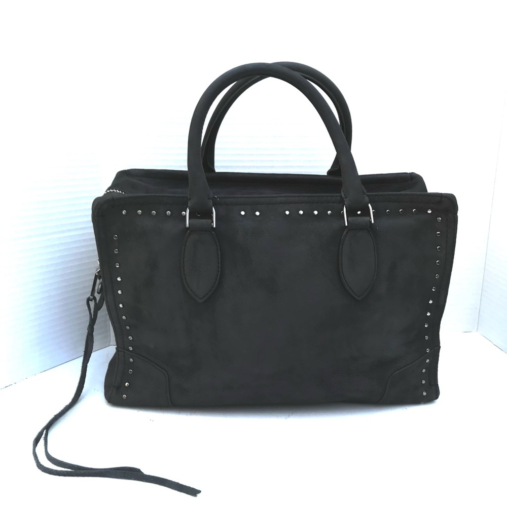 Rebecca Minkoff Suede Leather Satchel Shoulder Bag